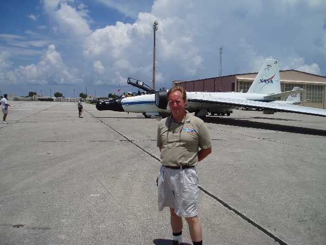 Mark Wells with NASA U2