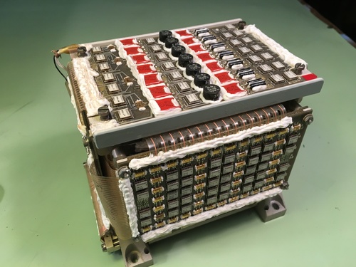 Saturn Instrument Unit launch vehicle digital computer magnetic core memory module