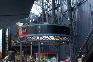 IU VHF telemetry antenna on Udvar-Hazy Instrument Unit
